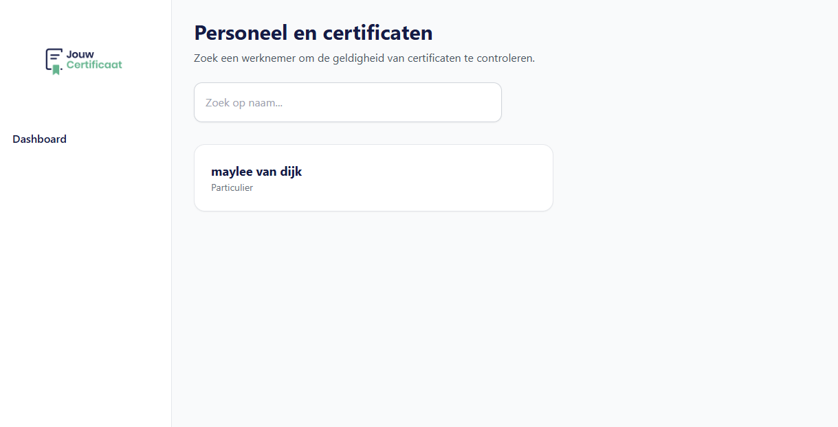 JouwCertificaat