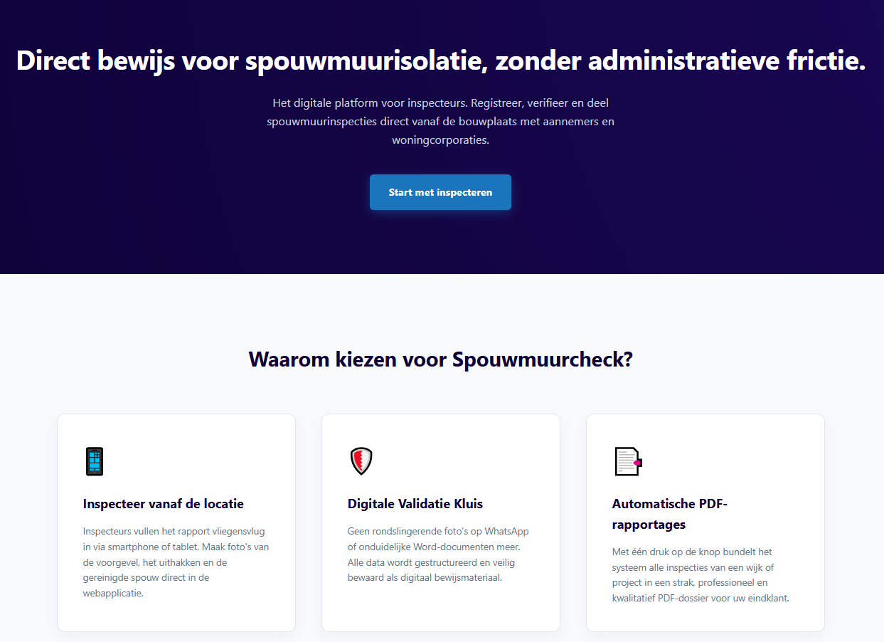 Spouwmuurcheck